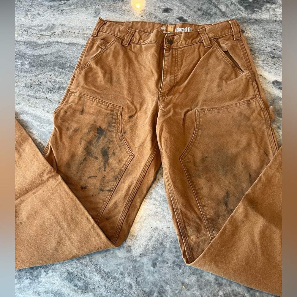 Carhartt men’s 33x32 RELAXED STRAIGHT RUGGED
FLEX™ DUCK DOUBLE-FRONT DUNGAREE